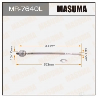 Тяга рулевая MASUMA 1422882121 MR-7640L 2VUL 2O