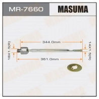 Тяга рулевая MASUMA MR-7660 NL TYGHU 1422881999