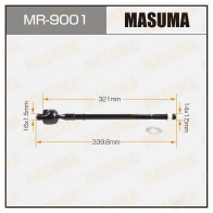 Тяга рулевая MASUMA LEB3 BJJ MR-9001 1422882016