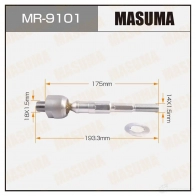 Тяга рулевая MASUMA YI PV6 1422882111 MR-9101