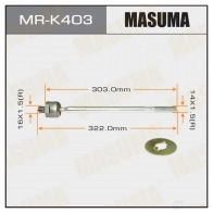Тяга рулевая MASUMA 1422881963 MR-K403 EFFJ7 F