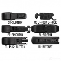 Щетка стеклоочистителя Optimum 17' (425мм) зимняя, адаптер крепления J-hook, Pinch tab, Side pin, Slim top, Push button 16/19мм, Bayonet, Pin MASUMA Y NPPIAC 1422888232 MU-017ws - Изображение 4