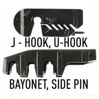 Щетка стеклоочистителя Optimum 24' (600мм) каркасная, адаптер крепления J-hook, Pin, Bayonet MASUMA PPHT FWE 1422888238 MU-024S - Изображение 4