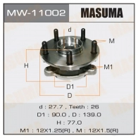 Ступичный узел MASUMA 791 RHO 1422879478 MW-11002