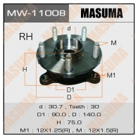Ступичный узел MASUMA Lexus IS MW-11008 Z1ET VQ