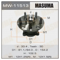 Ступичный узел MASUMA JIL RY MW-11513 1422879377