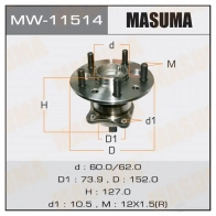 Ступичный узел MASUMA MW-11514 D2EC I 1422879376