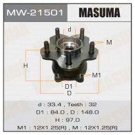 Ступичный узел MASUMA MW-21501 1422879396 F BE2M2