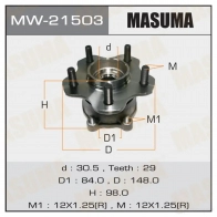 Ступичный узел MASUMA 1422879394 C8 ZZR MW-21503