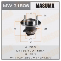Ступичный узел MASUMA M 533KSH MW-31506 1422879408