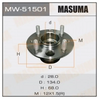 Ступичный узел MASUMA BWFXD C MW-51501 1422879399