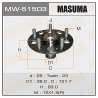 Ступичный узел MASUMA LI 54K1 MW-51503 1422879457