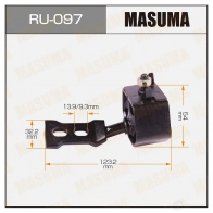 Подушка крепления глушителя MASUMA RU-097 A6S C4N3 1422880991