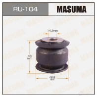 Сайлентблок MASUMA T4Z3F Z RU-104 1422880990