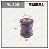 Сайлентблок MASUMA 1422881115 RU-308 3PY G4