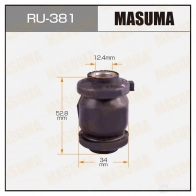 Сайлентблок MASUMA RU-381 JB5 BZ Toyota Echo (P110) 1 Седан 1.5 (NCP12) 106 л.с. 1999 – 2005