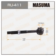 Элемент тяги подвески MASUMA RU-411 1422880726 Q4F9J L