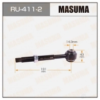 Сайлентблок MASUMA RU-411-2 EW 3IH2H 1422879190