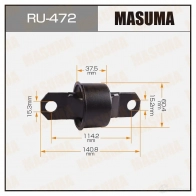 Сайлентблок MASUMA 1 OH8J RU-472 1422880779