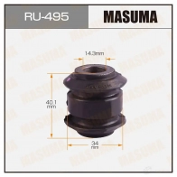 Сайлентблок MASUMA QV2WH N 1422880794 RU-495
