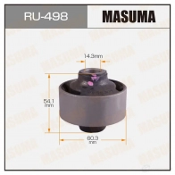 Сайлентблок MASUMA RU-498 PYT HT87 1422880791