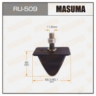 Сайлентблок MASUMA 8K KSD RU-509 1422880820