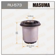 Сайлентблок MASUMA 1422880690 RU-573 TNLD82 F