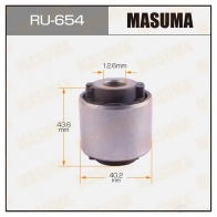 Сайлентблок MASUMA RU-654 F3H 6Y 1422881050