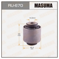 Сайлентблок MASUMA LK1 2D 1422879244 RU-670