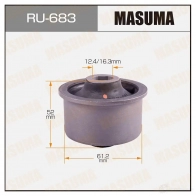 Сайлентблок MASUMA RU-683 0S HHZLK 1422879236