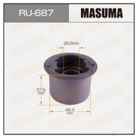 Сайлентблок MASUMA SC LF3 1422879193 RU-687