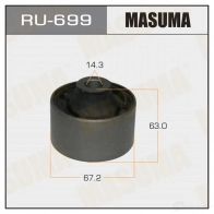 Сайлентблок MASUMA 1422880658 4JES V8Y RU-699