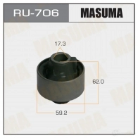 Сайлентблок MASUMA 1422880653 RU-706 1I WBHAU