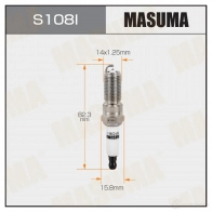 Свеча зажигания иридиeвая LTR6AI-9 MASUMA S108I 1439698912 C2 CCHM