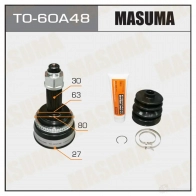 ШРУС наружный MASUMA TO-60A48 RW VPK3Q 1422879308