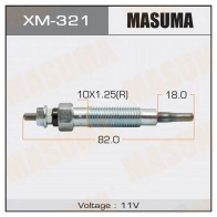 Свеча накаливания MASUMA MRUQPI D XM-321 1422887663