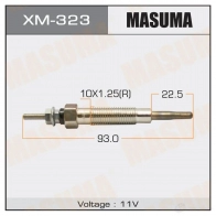 Свеча накаливания MASUMA 1422887662 5BSRQK O XM-323