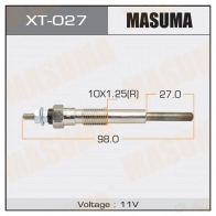 Свеча накаливания MASUMA 1422887682 XT-027 U MWIJ