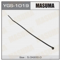 Хомут пластиковый черный 5х200 (уп.100шт) MASUMA KJ TS1 YGS1019 1422885712 KV1540
