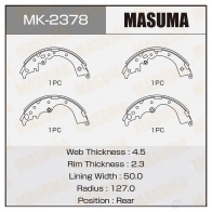 Колодки тормозные барабанные MASUMA 9 OREV MK-2378 1422888166 4560116981595