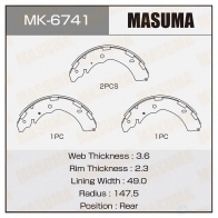 Колодки тормозные барабанные MASUMA MK-6741 4560116981717 1420577735 0ESZ A1S