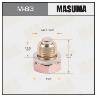 Болт (пробка) маслосливной с магнитом MASUMA 6HF 5E 1439697446 M-83