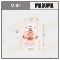 Болт (пробка) маслосливной с магнитом MASUMA 1439697447 F2C MRIG M-84