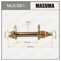 Болт-эксцентрик MASUMA 26 AT1M6 1422879421 MLS-551
