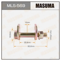 Болт-эксцентрик MASUMA 1422879426 I81 3T8 MLS-569
