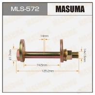 Болт-эксцентрик MASUMA U W1ISO 1422879423 MLS-572