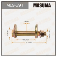 Болт-эксцентрик MASUMA O8TV JDY 1422879334 MLS-591