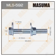 Болт-эксцентрик MASUMA UM LQXVB 1439698458 MLS-592