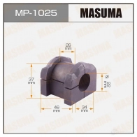 Втулка стабилизатора MASUMA DHM4 ZJX 1420577501 MP-1025
