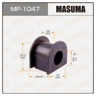 Втулка стабилизатора MASUMA 1422883360 6S39LM V MP-1047